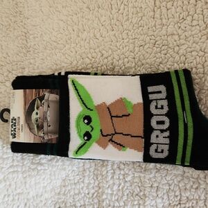🥰🥰Star Wars The Mandalorian Crew Socks 2 Pairs🥰🥰